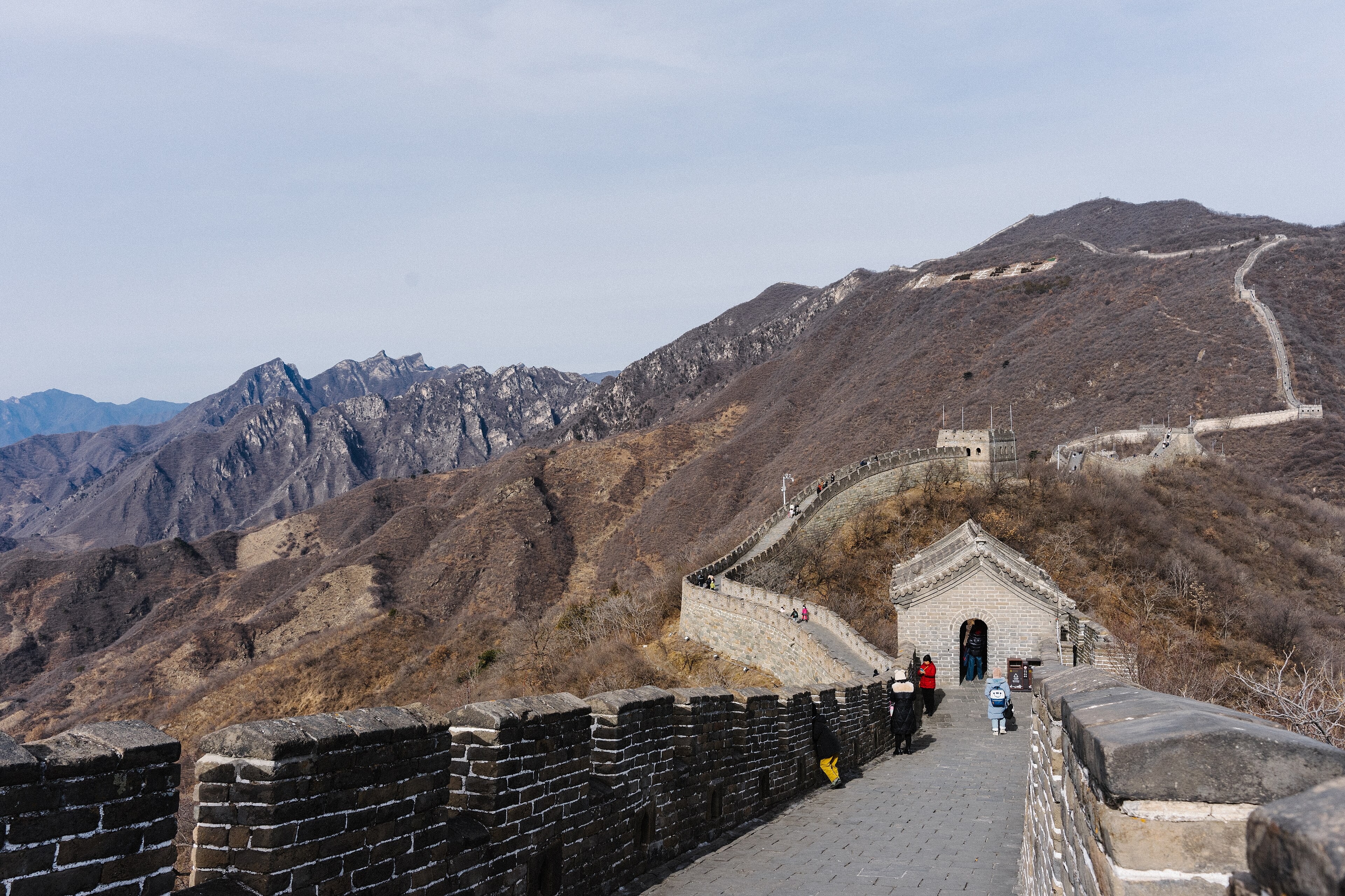 The Great Wall ridge at Mutianyu in morning light